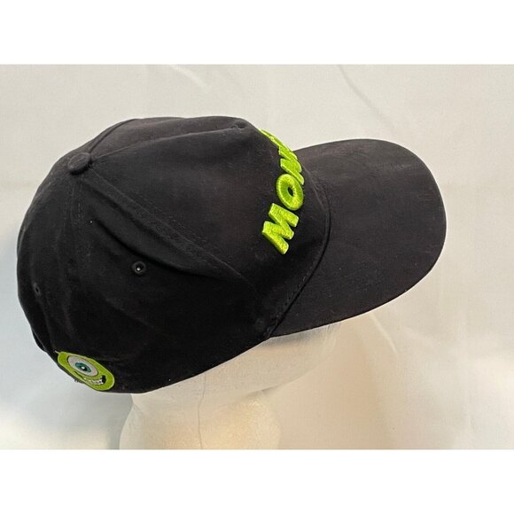 Disney Parks Monsters Inc hat cap youth 6 1/2" one size snap back black - Picture 7 of 10